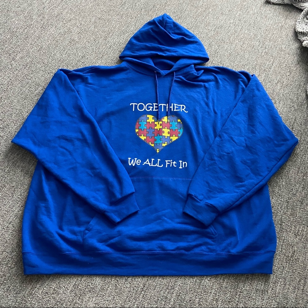 Together We ALL Fit In’ Autism hoodie